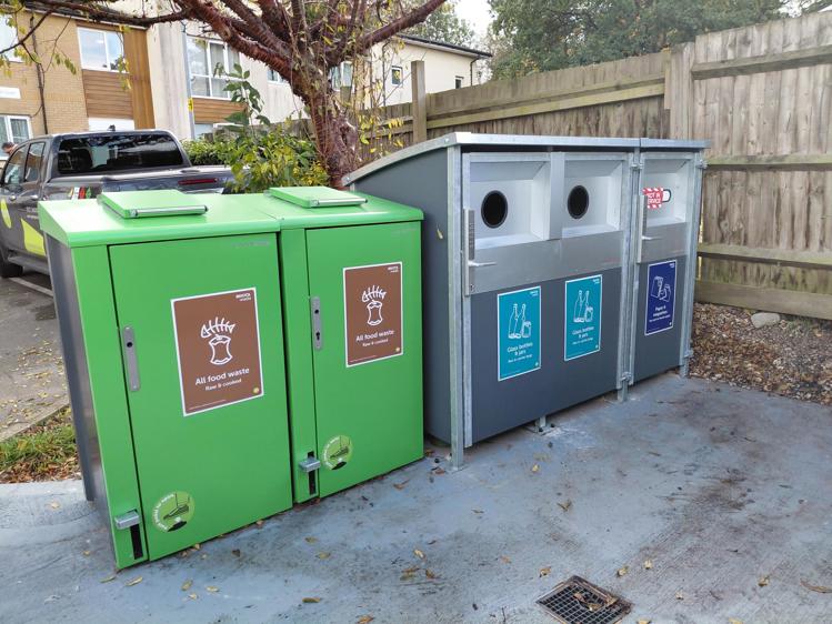 Image of the new recycling units