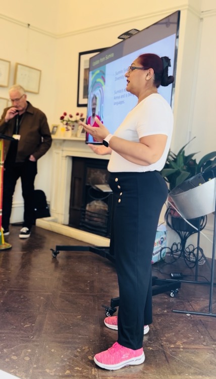 Sumira, a Curo customer and the Chair of the group sharing her thoughts on what the group means to her.