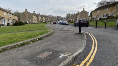 Row of houses on the estate