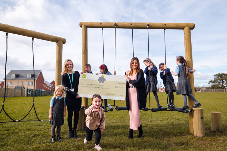 Donation to Yatton school means new play area for local children - Curo ...