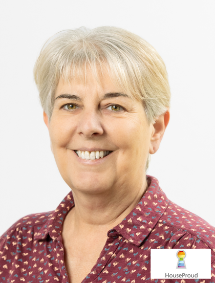 Julie Evans smiling
