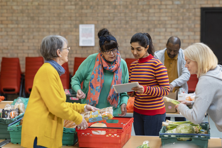 Image of foodbank volunteers
