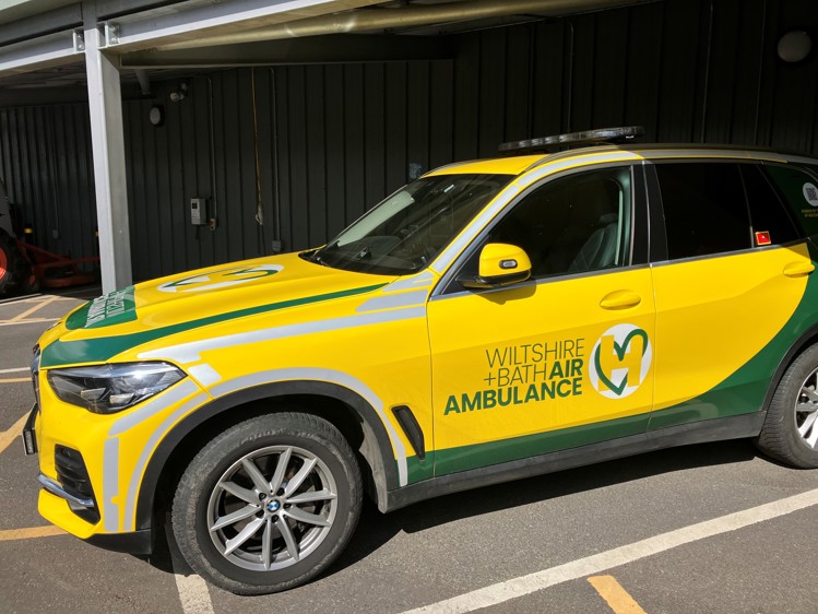Wiltshire & Bath Air Ambulance vehicle