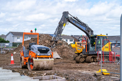 Construction underway on Tintagel site